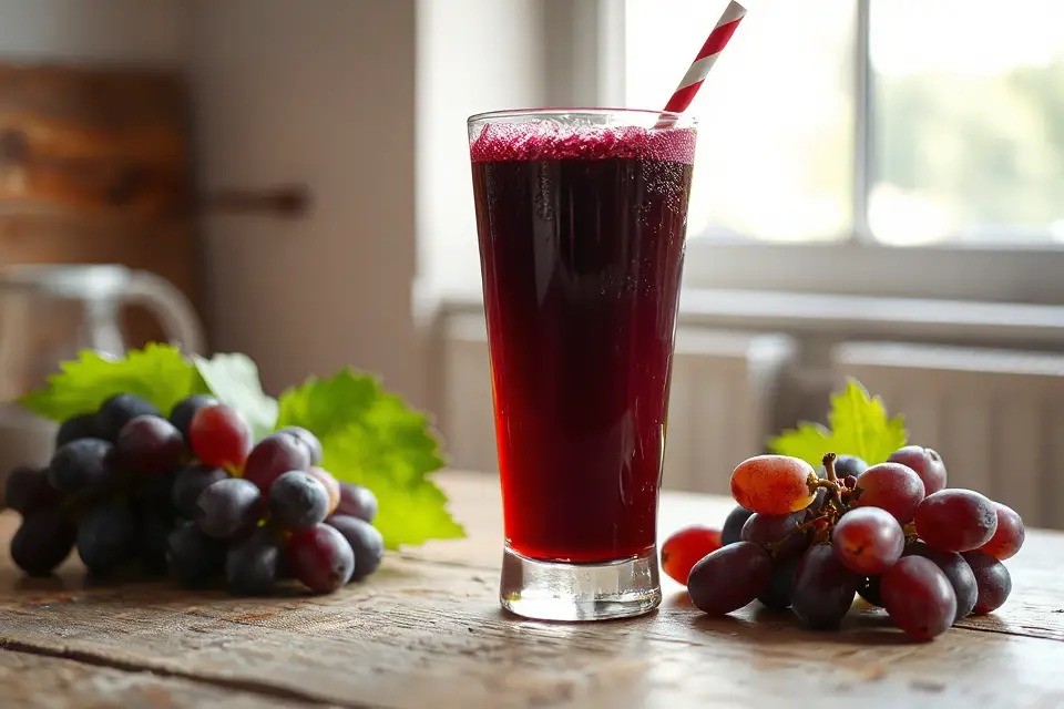 vibrant grape juice image