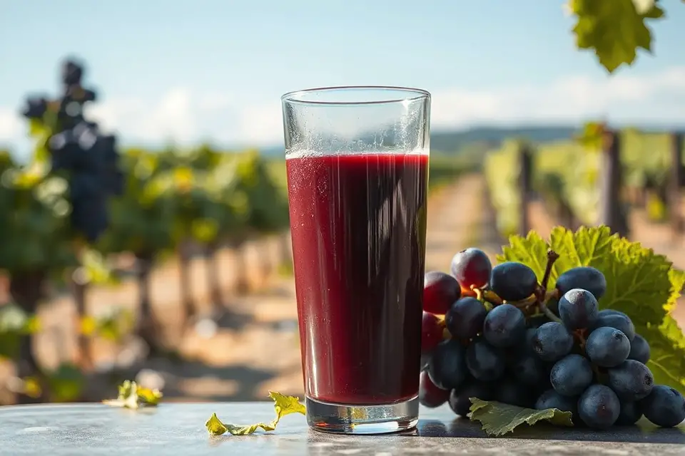 vibrant grape juice photo