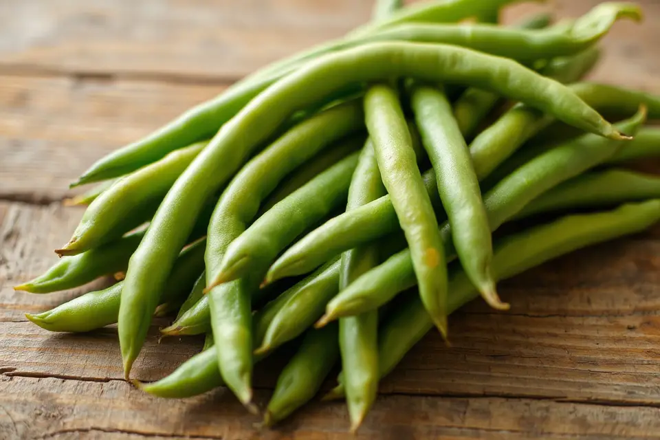 vibrant green bean photo