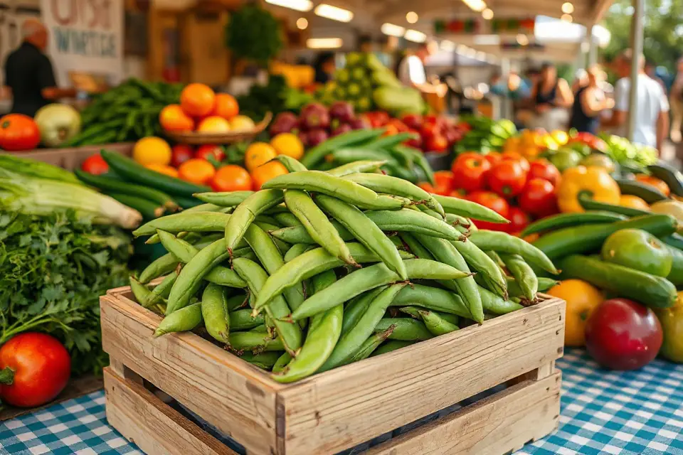 vibrant green beans market