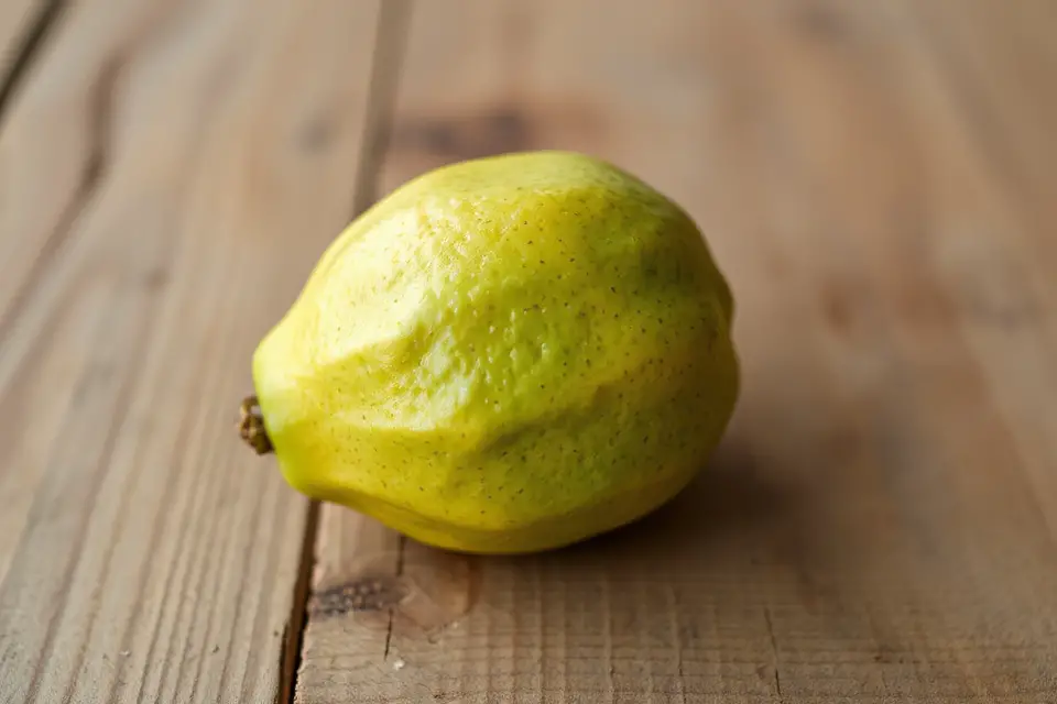 vibrant guava on wood