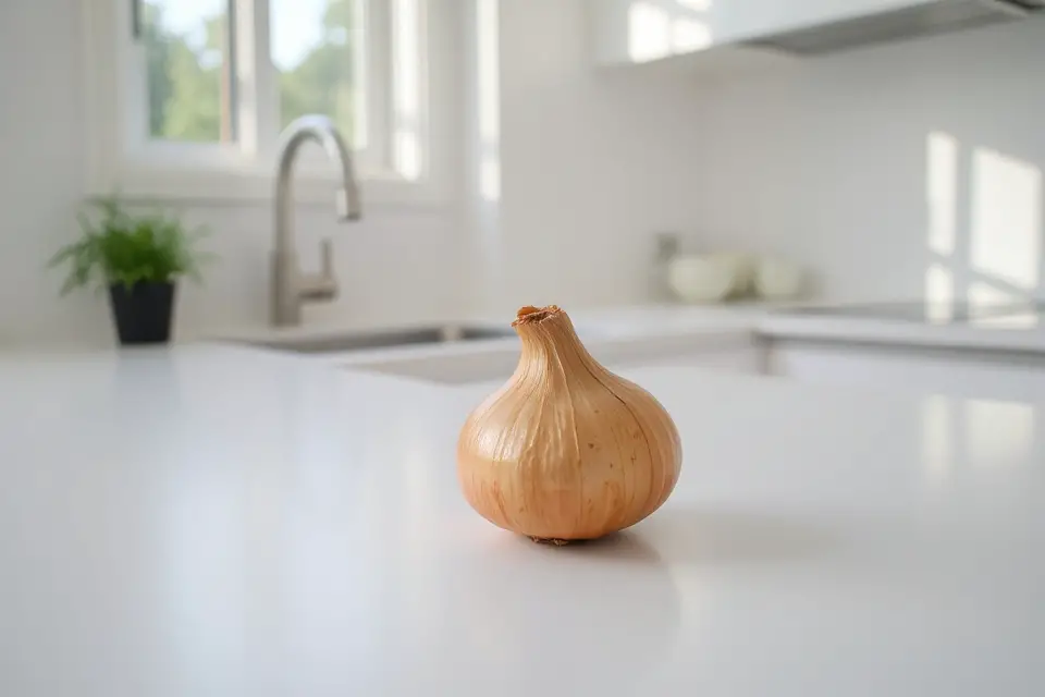 vibrant onion minimalist kitchen