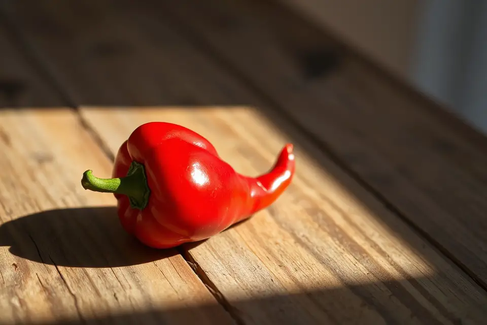 vibrant red chili pepper