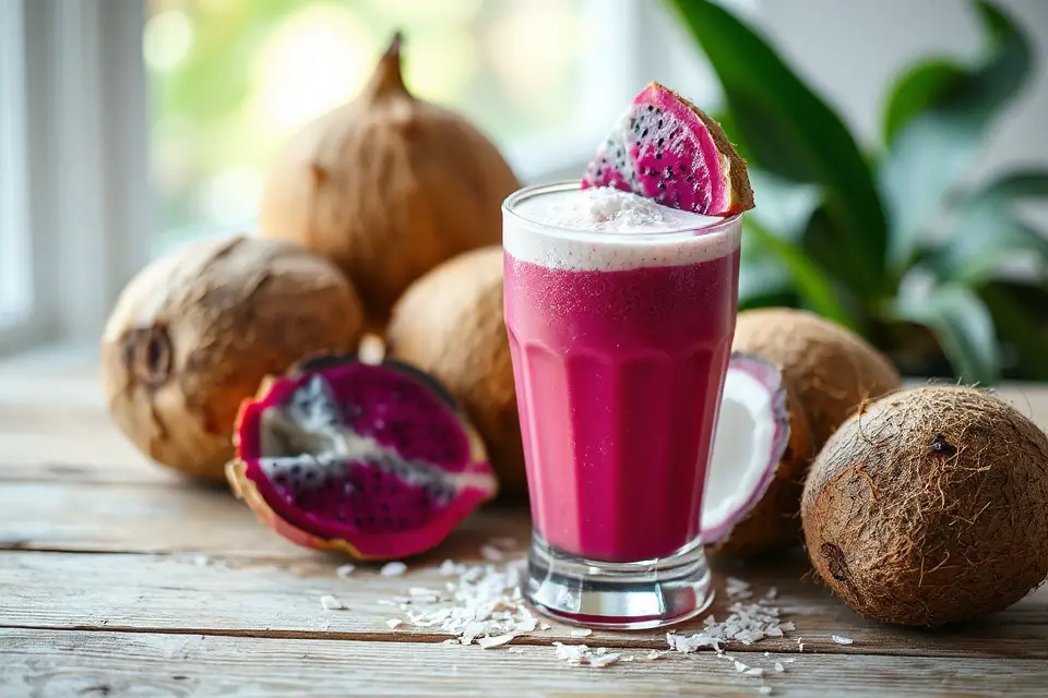 vibrant smoothie stock photo