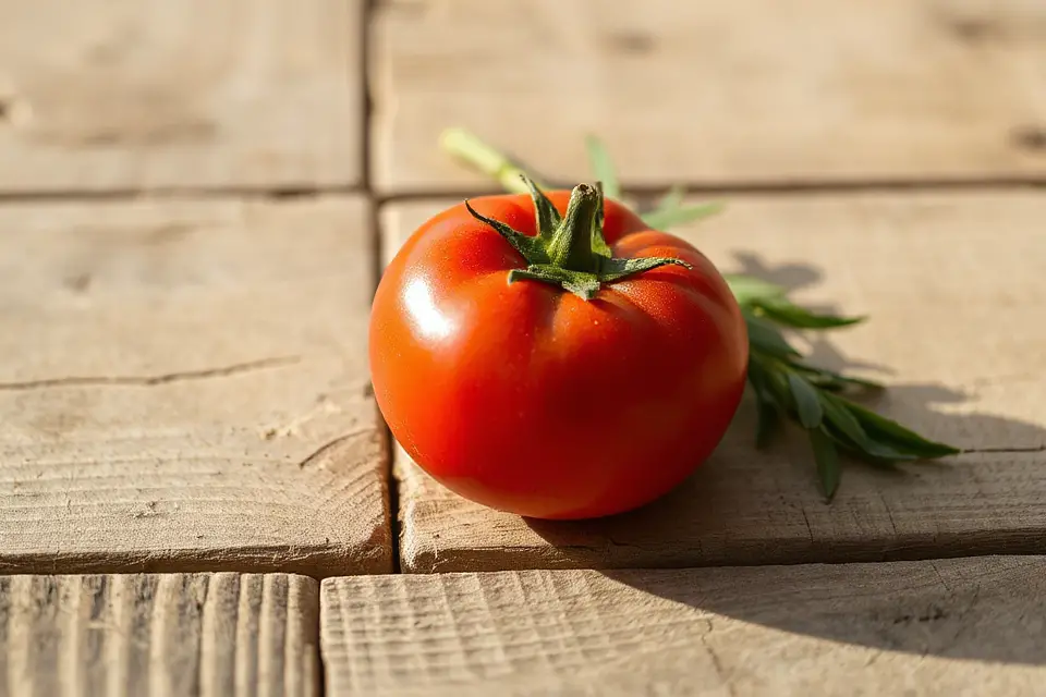 vibrant tomato rustic background