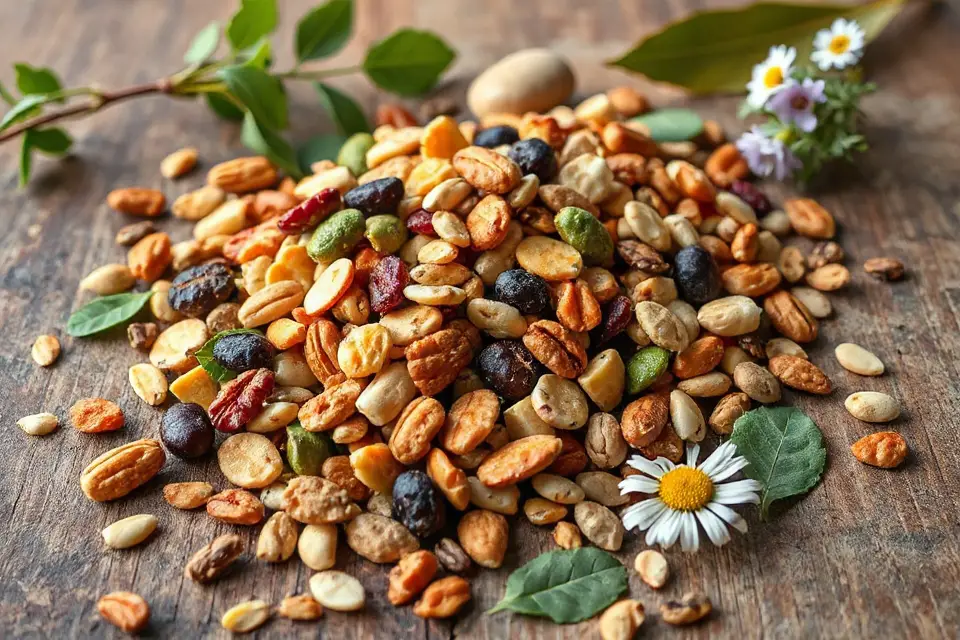vibrant trail mix photo