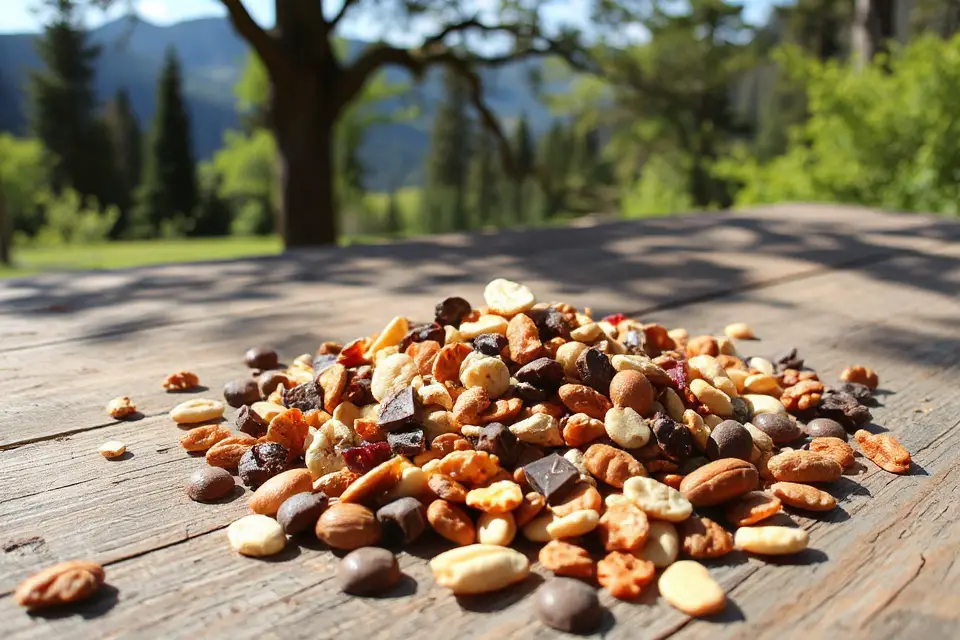 vibrant trail mix photo