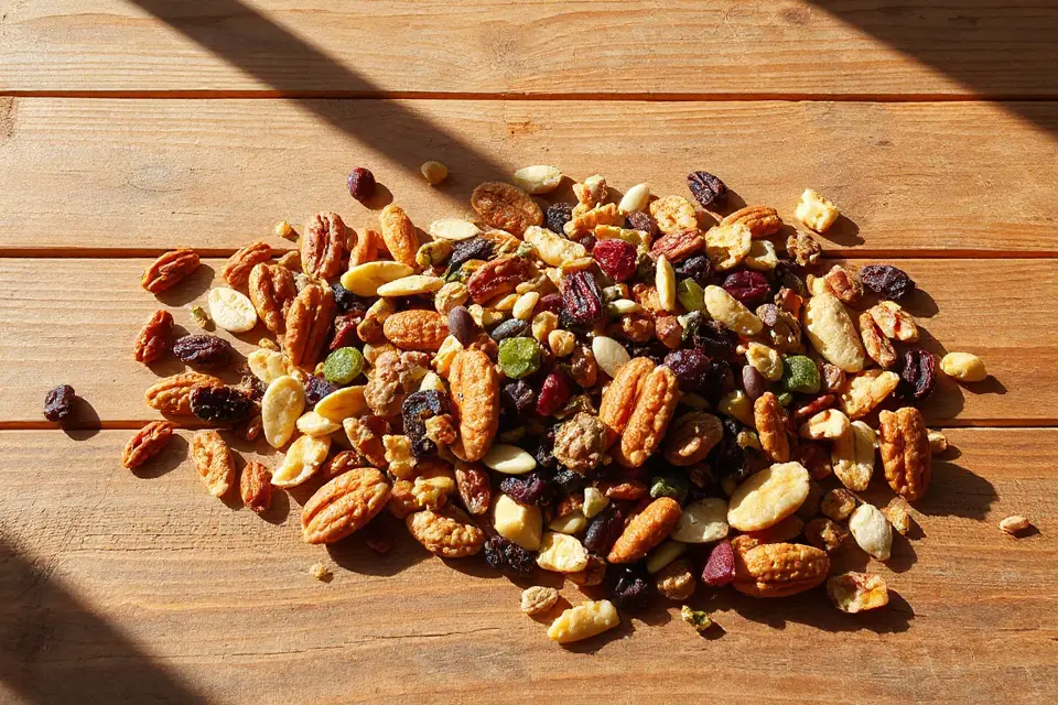 vibrant trail mix photo