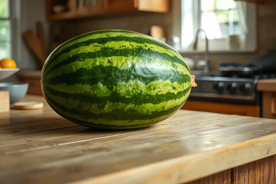 vibrant watermelon kitchen photo