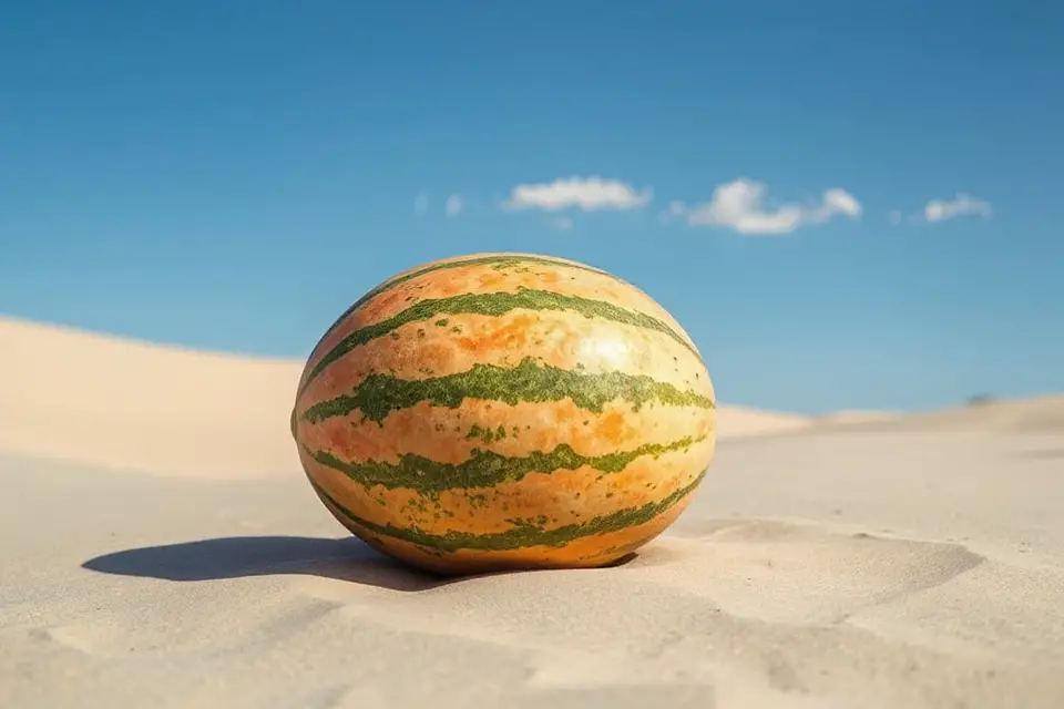 vibrant watermelon minimalist setting