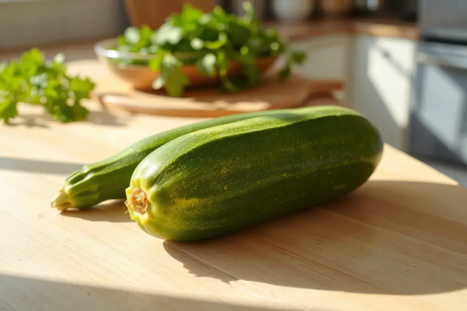 vibrant zucchini kitchen photo