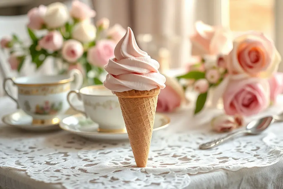 vintage ice cream cone