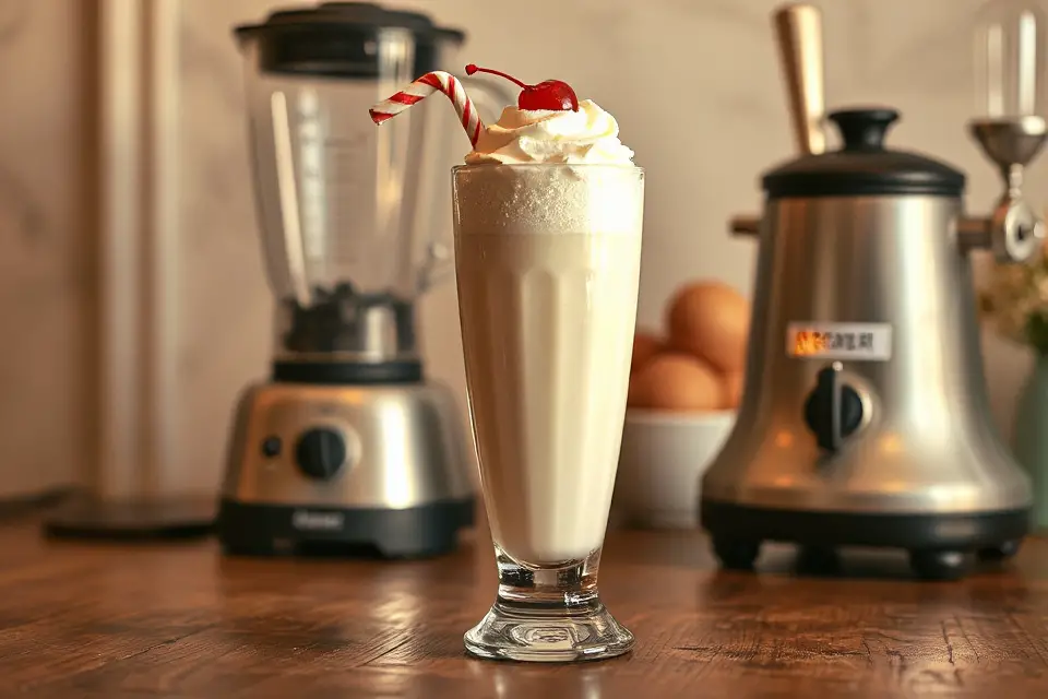 vintage milkshake blender photo