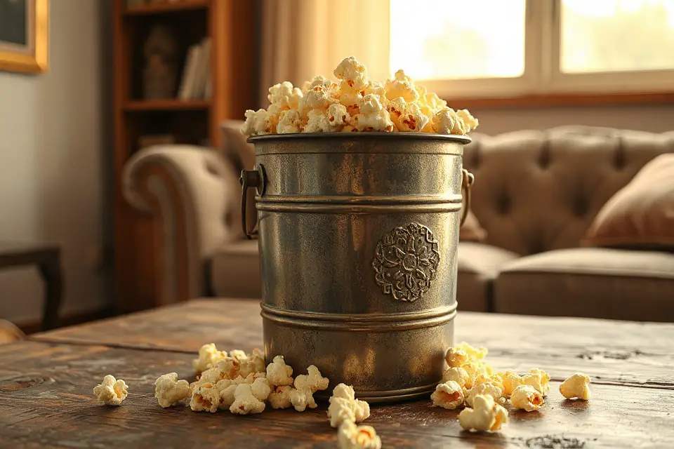 vintage popcorn container photo