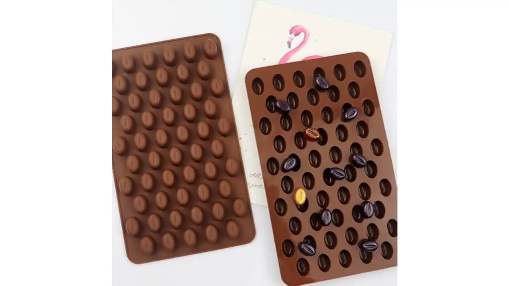 adorable coffee bean molds