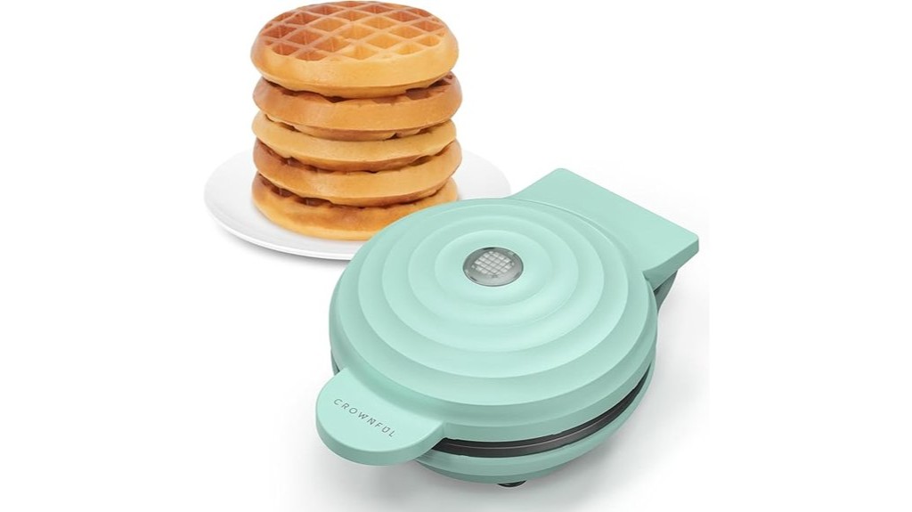 crownful mini waffle maker