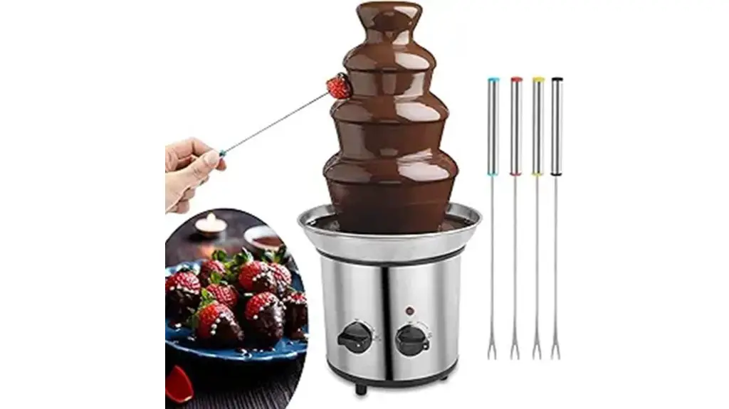 delicious chocolate fountain experience
