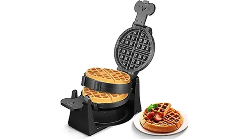 powerful dual waffle maker