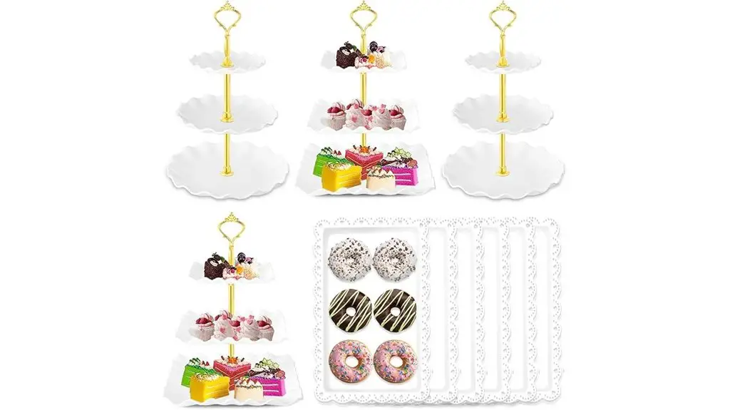 quality cake stands set