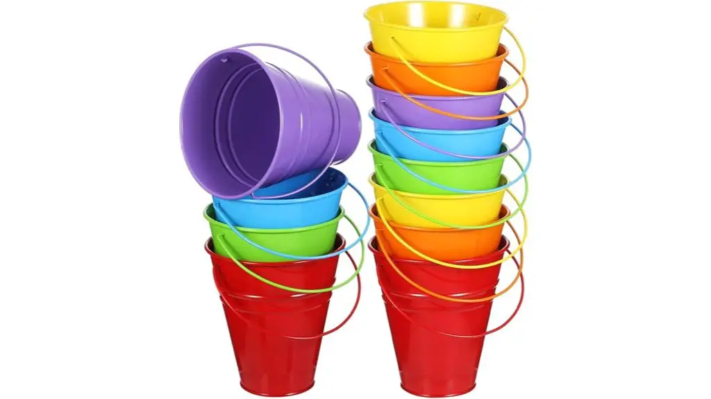 versatile metal bucket set